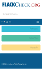 Mobile Screenshot of flackcheck.org